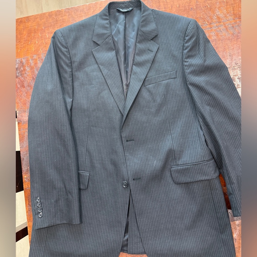 Jos. A. Bank Charcoal Pinstripe Suit Jacket